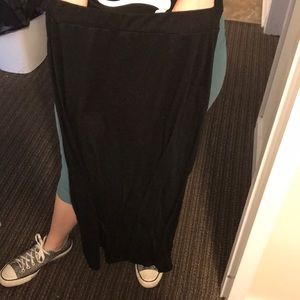 Black skirt